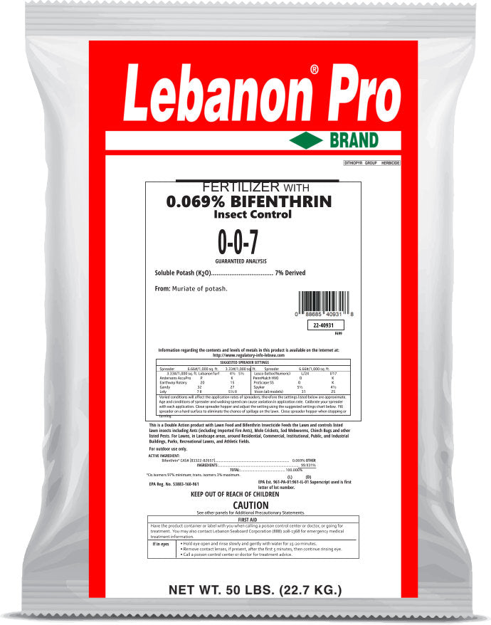 Lebanon Pro 0-0-7 .069 Bifenthrin