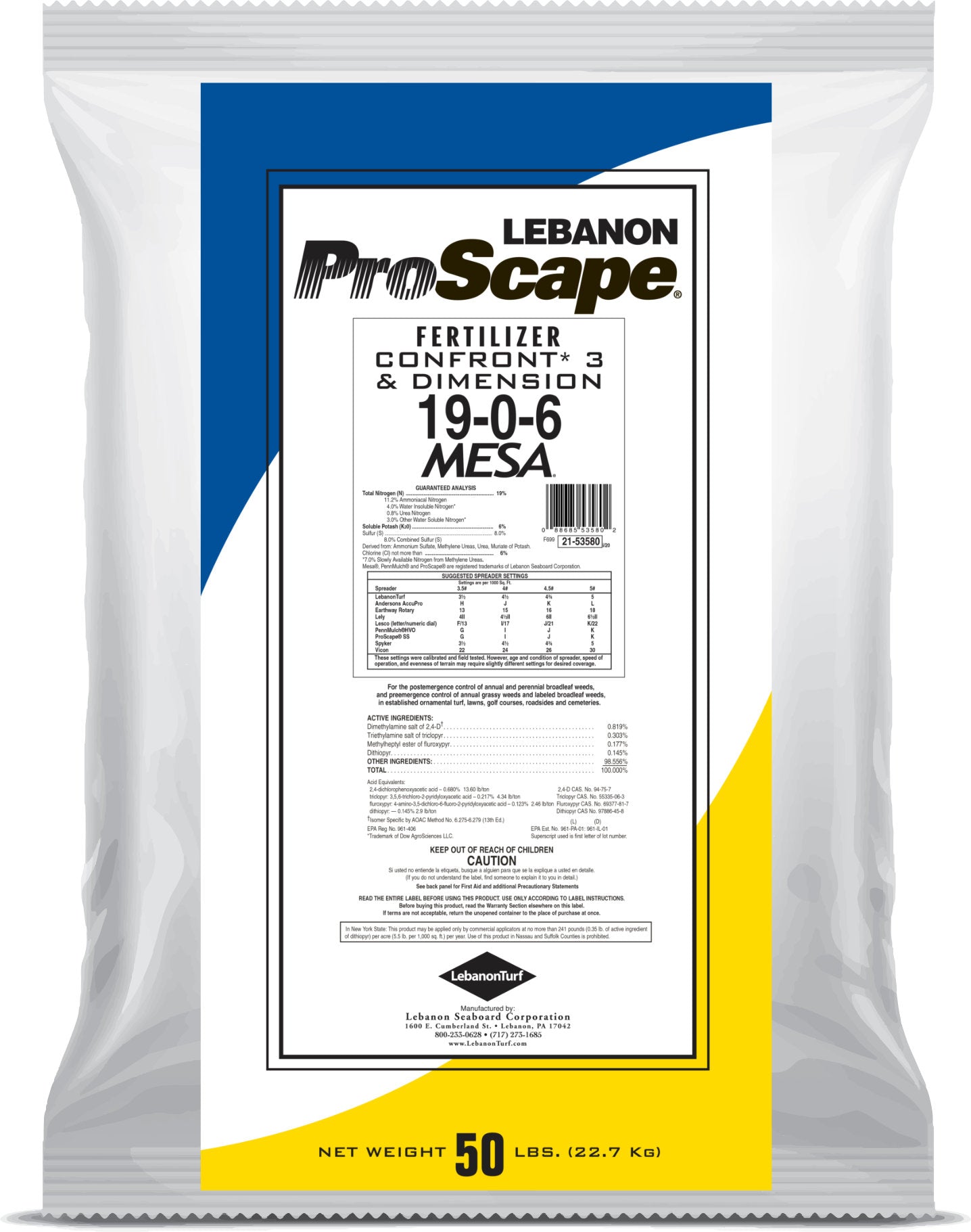 ProScape 19-0-6 40% MESA .145 Dimension + Confront 3