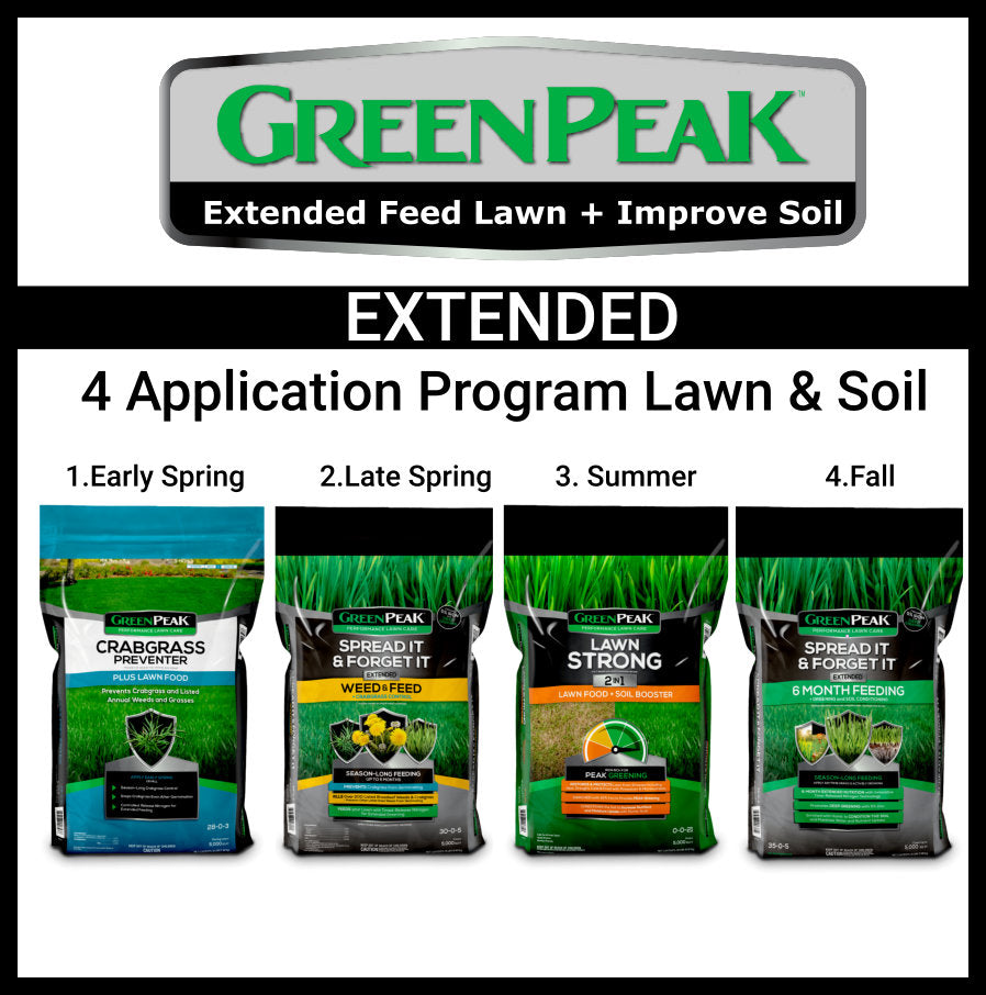 Green Peak 4 Application Feed & Improve Soil Extended 5,000 sq. ft.