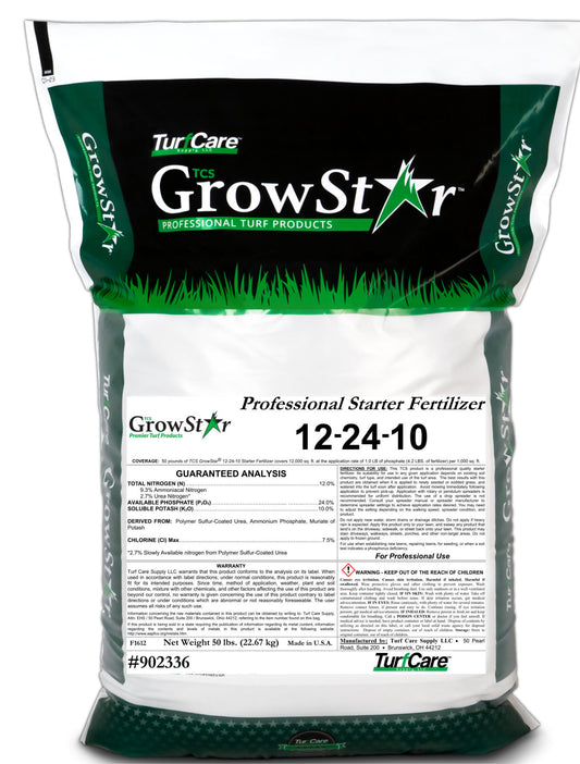 Turf Care 12-24-10 25%XCU Starter Fertilizer 50lb.