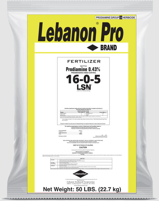 Lebanon Pro 16-0-5 50% LSN ..43 Prodiamine