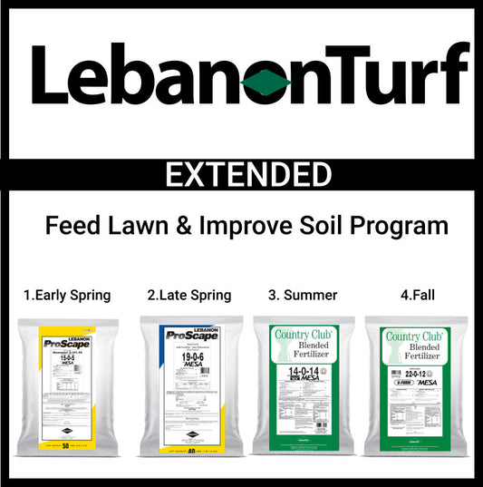 Lebanon Turf Extended Feed Lawn & Improve Soil Lawn Care Program 40,000 sq. ft.