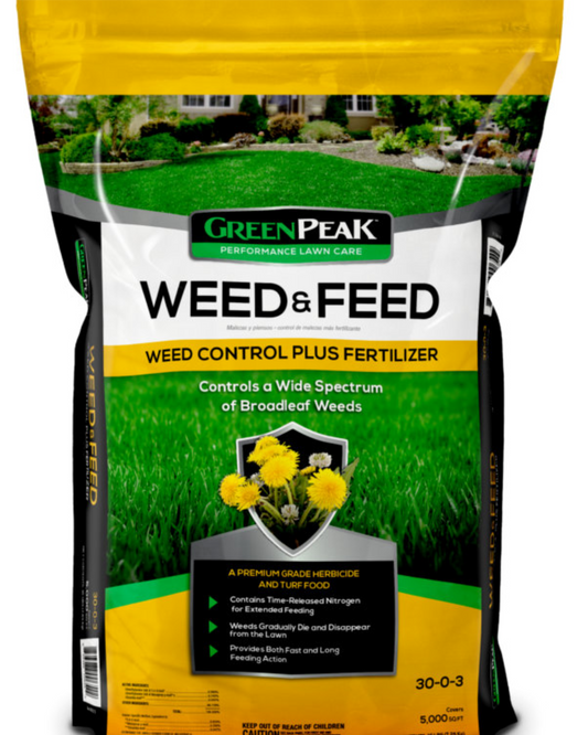 GreenPeak 30-0-3 Weed & Feed 16 Lbs 5,000 sq ft